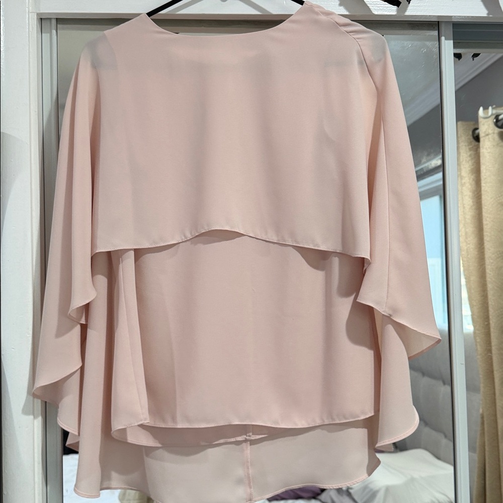 Vince Camuto Cape Overlay Blouse